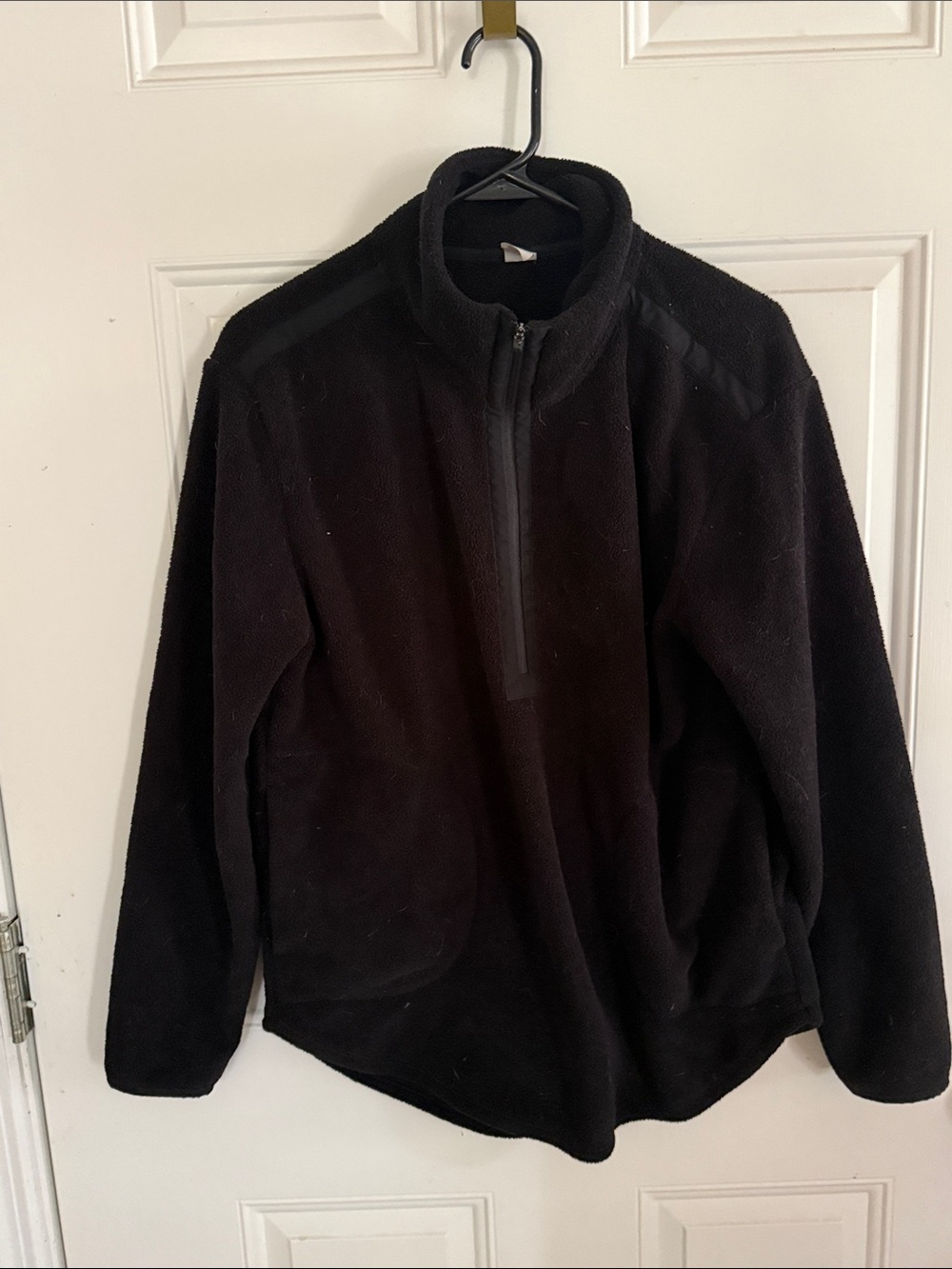 Xersion Black Women's Half-Zip Fleece Pullover